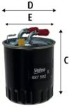 VALEO filtru combustibil VALEO 587552 (587552)