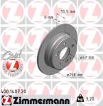 ZIMMERMANN Disc frana ZIMMERMANN COAT Z 400.1407. 20 (400.1407.20)