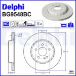 DELPHI Disc frana DELPHI BG9548BC (BG9548BC) - automobilus