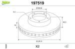 VALEO Disc frana VALEO 197519 (197519)