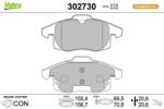 VALEO set placute frana, frana disc VALEO 302730 (302730)