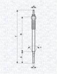 Magneti Marelli Bujie incandescenta MAGNETI MARELLI 062900036304 (062900036304)
