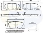 COMLINE set placute frana, frana disc COMLINE CBP32259 (CBP32259)