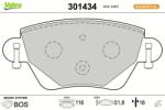 VALEO set placute frana, frana disc VALEO ESSENTIAL 301434 (301434)