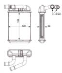 MAHLE Schimbător de căldură, încălzire habitaclu MAHLE BEHR AH 346 000S (AH 346 000S)