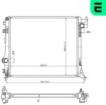 ERA Radiator, racire motor ERA 673398 (673398)
