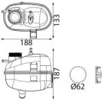 MAHLE Vas de expansiune, racire MAHLE BEHR CRT 164 000S (CRT 164 000S)