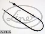 LINEX Cablu, frana de parcare LINEX 22.01. 06 (22.01.06)
