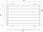 VALEO Condensator, climatizare VALEO 814363 (814363)