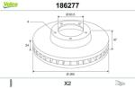 VALEO Disc frana VALEO 186277 (186277)