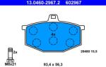ATE set placute frana, frana disc ATE 13.0460-2967.2 (13.0460-2967.2)