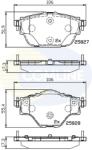 COMLINE set placute frana, frana disc COMLINE CBP32235 (CBP32235)