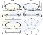 COMLINE set placute frana, frana disc COMLINE CBP32207 (CBP32207)