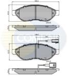 COMLINE set placute frana, frana disc COMLINE CBP11589 (CBP11589)