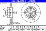 ATE Disc frana ATE 24.0124-0186.1 (24.0124-0186.1)