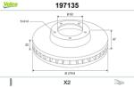 VALEO Disc frana VALEO 197135 (197135)
