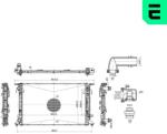ERA Radiator, racire motor ERA 673064 (673064)