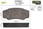 VALEO set placute frana, frana disc VALEO 872921 (872921)