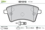 VALEO set placute frana, frana disc VALEO 601010 (601010)
