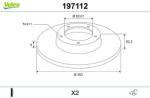 VALEO Disc frana VALEO 197112 (197112)