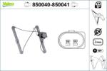 VALEO Mecanism actionare geam VALEO 850040 (850040) - automobilus