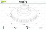 VALEO Disc frana VALEO 186879 (186879)