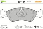 VALEO set placute frana, frana disc VALEO ESSENTIAL 301184 (301184)