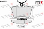 FTE set placute frana, frana disc FTE 9010052 (9010052)