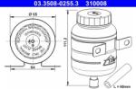 ATE Vas de expansiune, lichid frana ATE 03.3508-0255.3 (03.3508-0255.3)