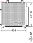 DENSO Condensator, climatizare DENSO DCN45012 (DCN45012)