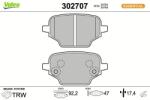 VALEO set placute frana, frana disc VALEO 302707 (302707)