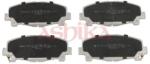 ASHIKA set placute frana, frana disc ASHIKA 50-04-409 (50-04-409)