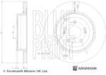 BLUE PRINT Disc frana BLUE PRINT ADG043244 (ADG043244)
