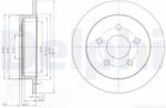 DELPHI Disc frana DELPHI BG3143 (BG3143)
