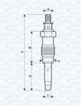 Magneti Marelli Bujie incandescenta MAGNETI MARELLI 062587001304 (062587001304)