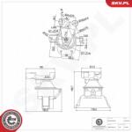 ESEN SKV Suport motor ESEN SKV 75SKV456 (75SKV456)