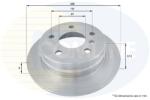 COMLINE Disc frana COMLINE ADC1643 (ADC1643)