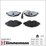 ZIMMERMANN set placute frana, frana disc ZIMMERMANN 25683.900. 2 (25683.900.2)