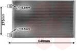 VAN WEZEL Condensator, climatizare VAN WEZEL 43005444 (43005444)