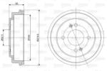 VALEO Tambur frana VALEO 237059 (237059)