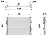 MAHLE Radiator, racire motor MAHLE BEHR *** PREMIUM LINE *** CR 2865 000P (CR 2865 000P)