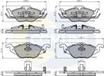 Allied Nippon set placute frana, frana disc Allied Nippon CBP3584 (CBP3584)