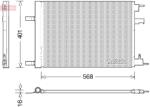 DENSO Condensator, climatizare DENSO DCN20014 (DCN20014)