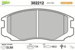 VALEO set placute frana, frana disc VALEO 302212 (302212)