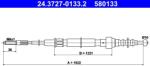 ATE Cablu, frana de parcare ATE 24.3727-0133.2 (24.3727-0133.2)