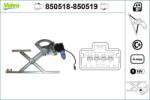 VALEO Mecanism actionare geam VALEO 850519 (850519)