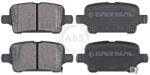 ABS set placute frana, frana disc ABS 35124 (35124)