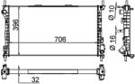 MAHLE Radiator, racire motor MAHLE BEHR *** PREMIUM LINE *** CR 1196 000P (CR 1196 000P)