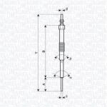 Magneti Marelli Bujie incandescenta MAGNETI MARELLI 062900129304 (062900129304)