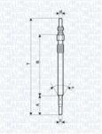 Magneti Marelli Bujie incandescenta MAGNETI MARELLI 062900047304 (062900047304)